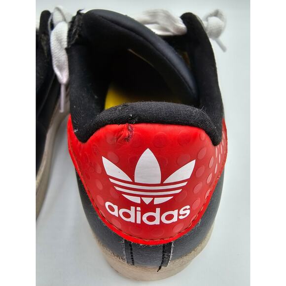 Adidas LEGO Superstar GS Black Red White Big Kids Size 5Y Shoes Sneakers - Picture 10 of 14